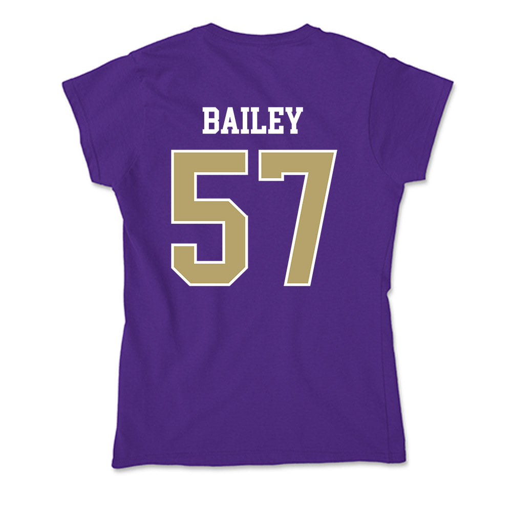 JMU - NCAA Football : Jacob Bailey - Soft Style Women’s T-Shirt-1
