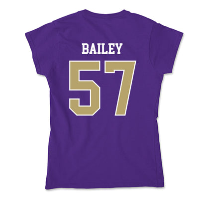 JMU - NCAA Football : Jacob Bailey - Soft Style Women’s T-Shirt-1