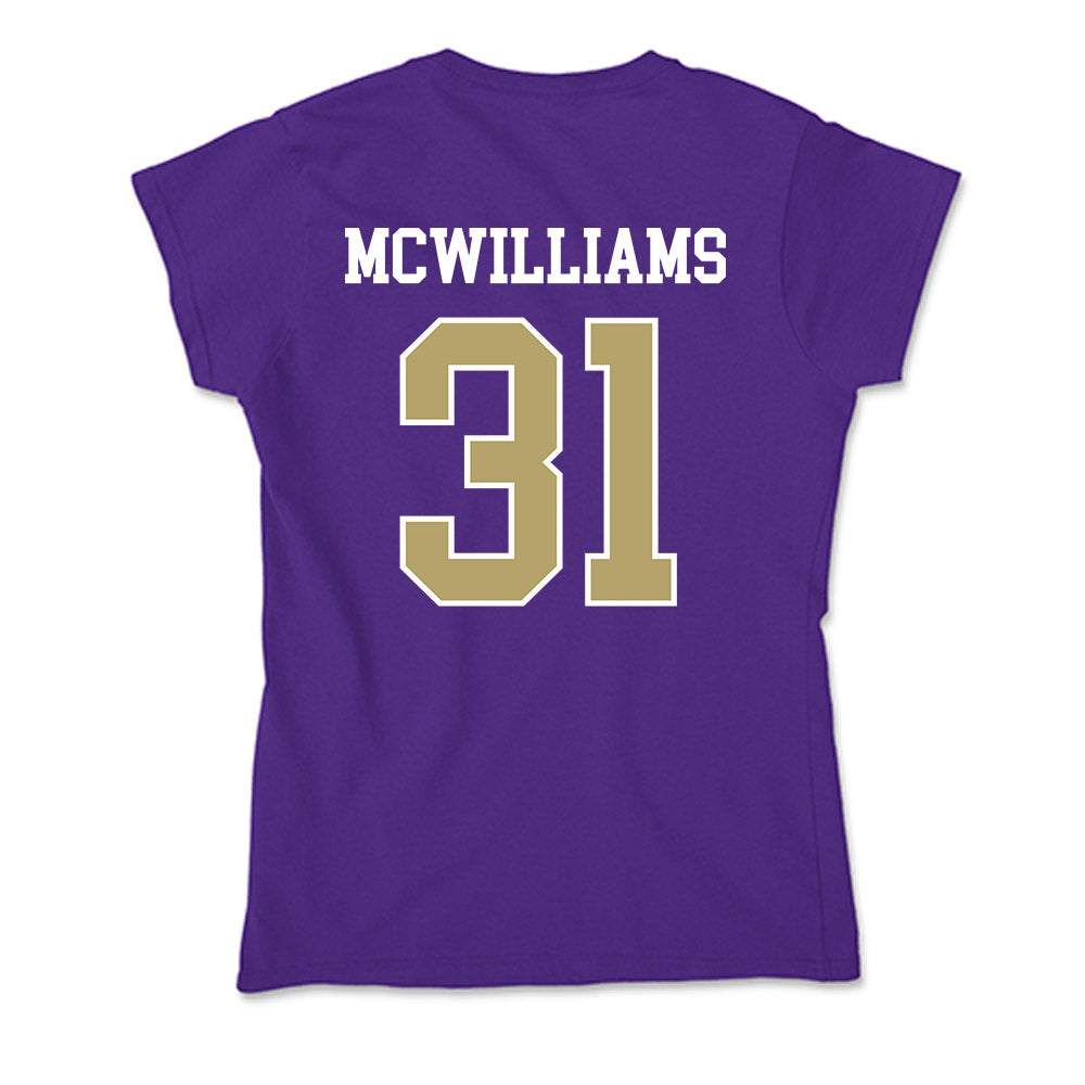 JMU - NCAA Football : Roddrey McWilliams - Soft Style Women’s T-Shirt-1