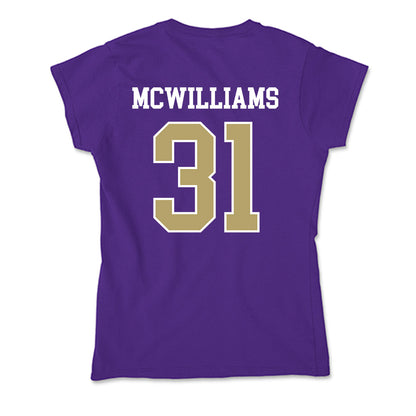JMU - NCAA Football : Roddrey McWilliams - Soft Style Women’s T-Shirt-1