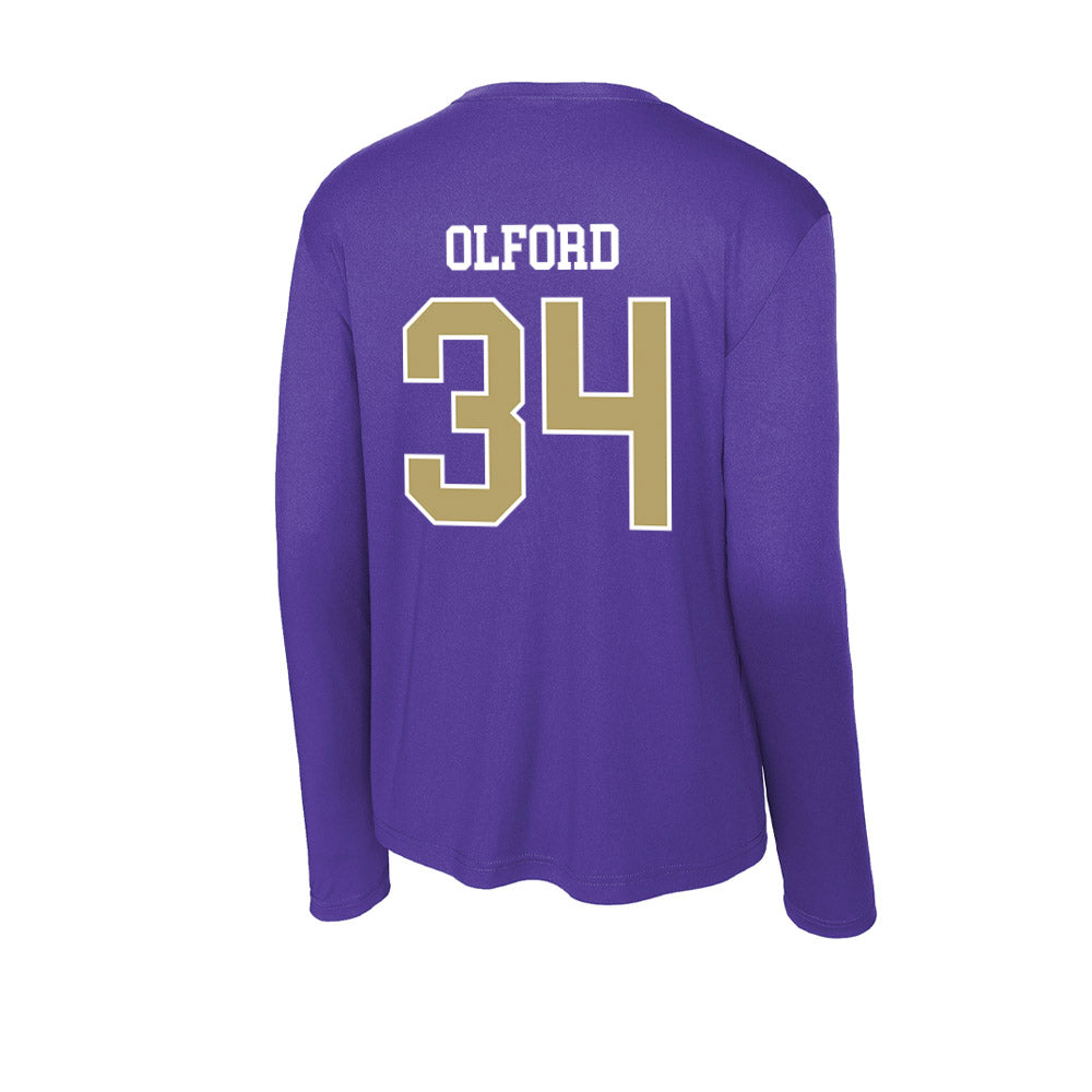 JMU - NCAA Football : Jamal Olford - Activewear Long Sleeve T-Shirt-1