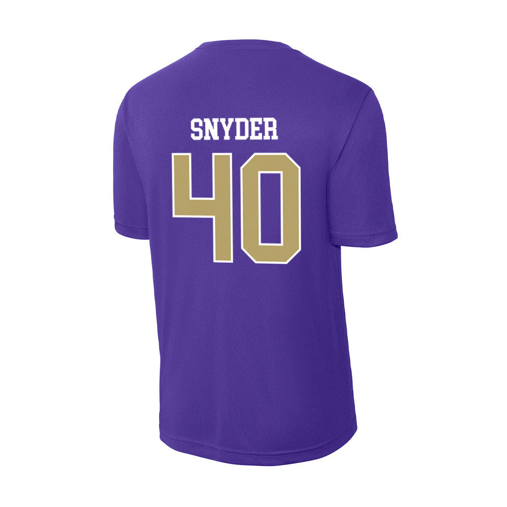 JMU - NCAA Football : Jackson Snyder - Activewear T-Shirt-1