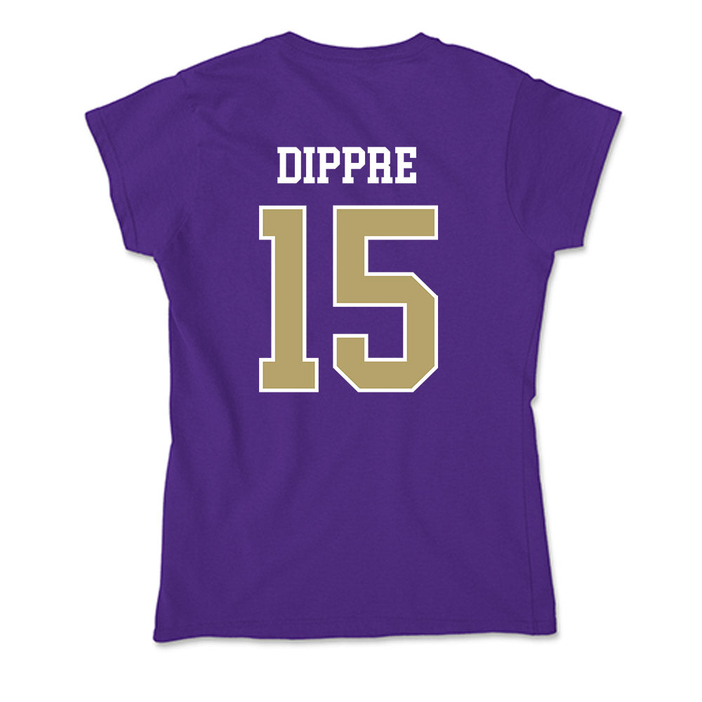JMU - NCAA Football : Lacota Dippre - Soft Style Women’s T-Shirt-1