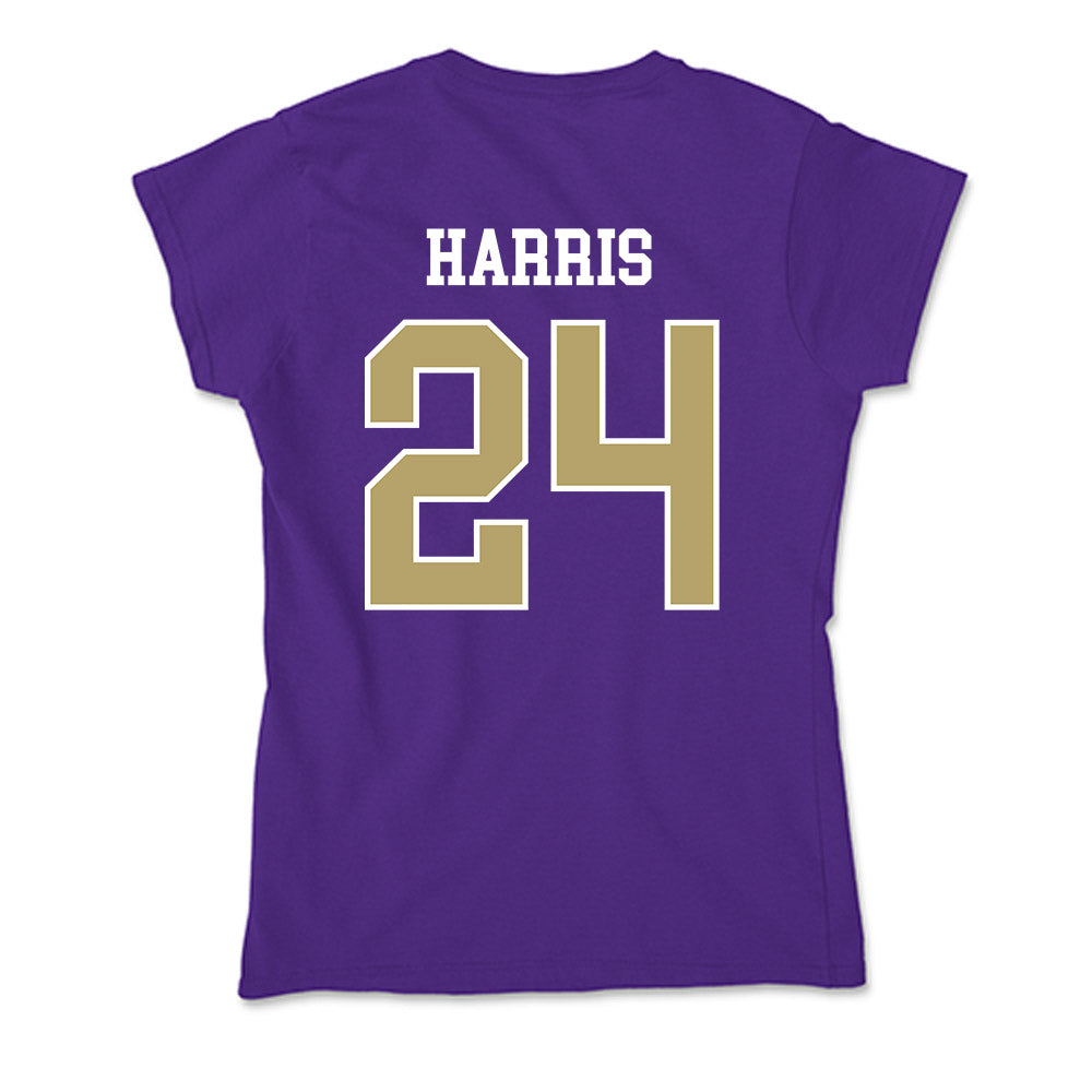 JMU - NCAA Football : Phillip Harris - Soft Style Women’s T-Shirt-1