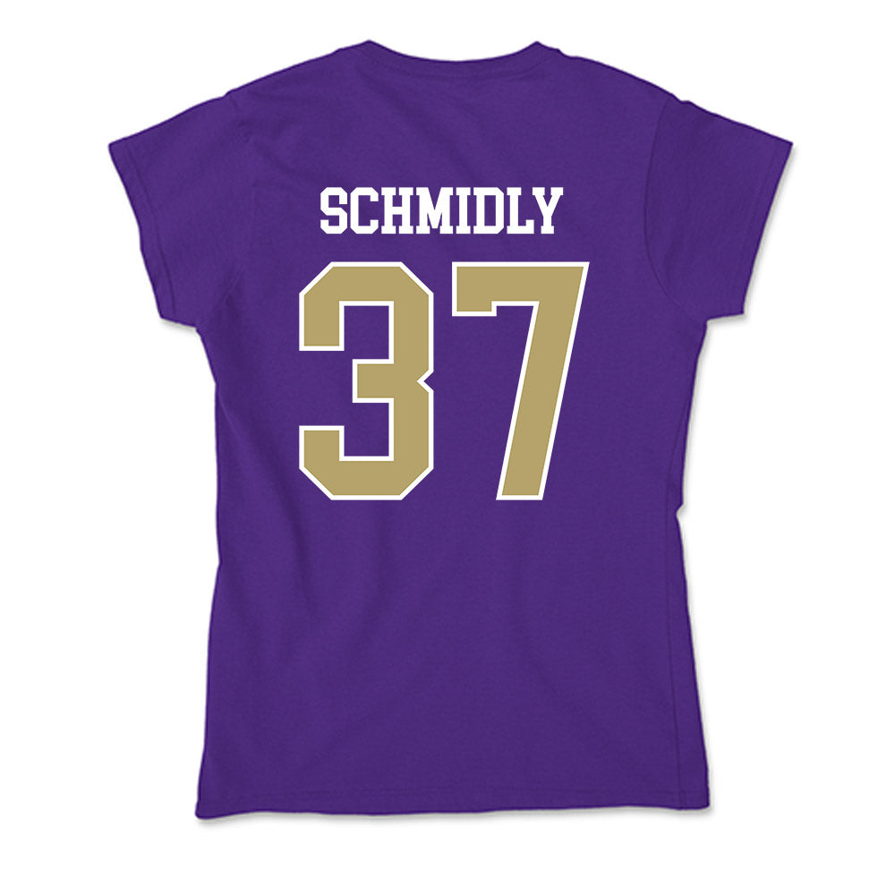 JMU - NCAA Baseball : Ike Schmidly - Soft Style Women’s T-Shirt-1