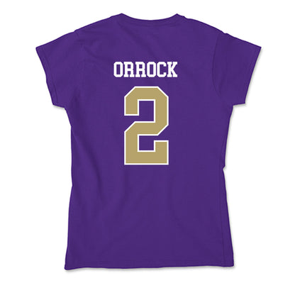 JMU - NCAA Women's Soccer : Audrey Orrock - Soft Style Women’s T-Shirt-1