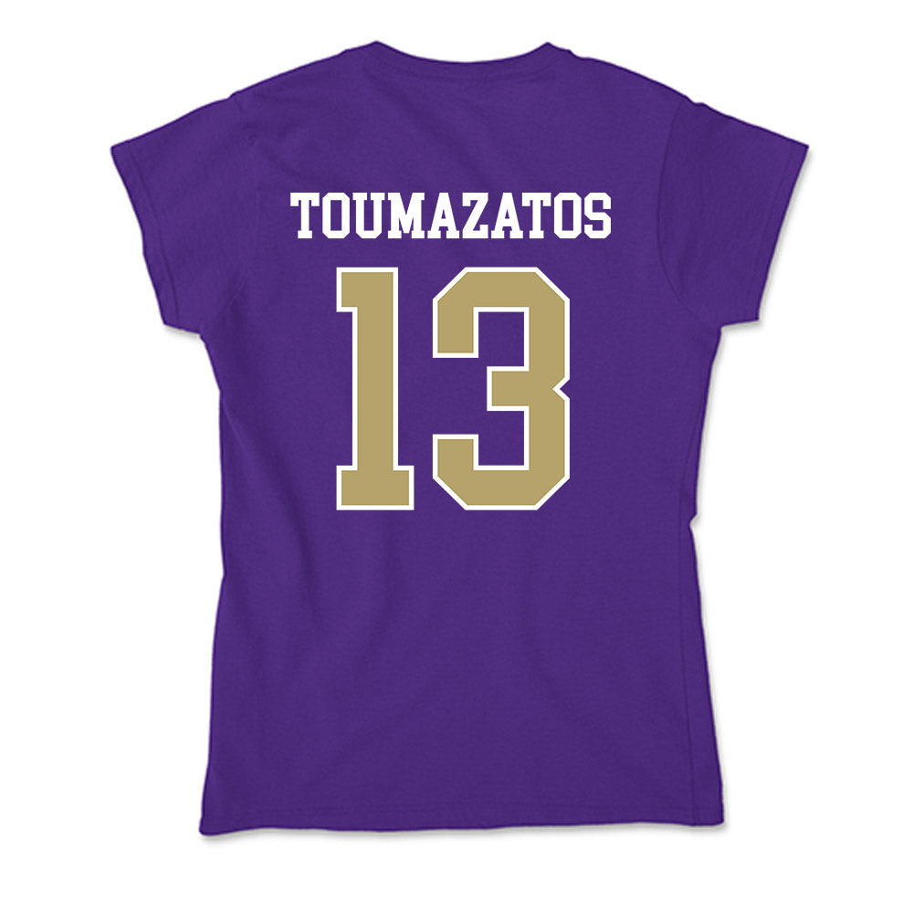 JMU - NCAA Women's Volleyball : Ana Toumazatos - Soft Style Women’s T-Shirt-1