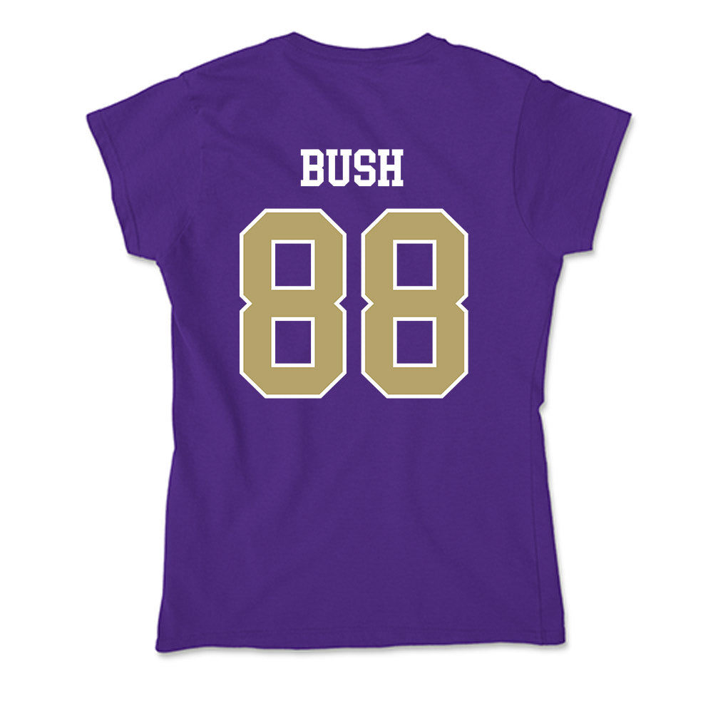 JMU - NCAA Football : Kells Bush - Soft Style Women’s T-Shirt-1