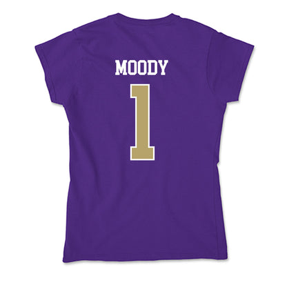 JMU - NCAA Baseball : Reece Moody - Soft Style Women’s T-Shirt-1