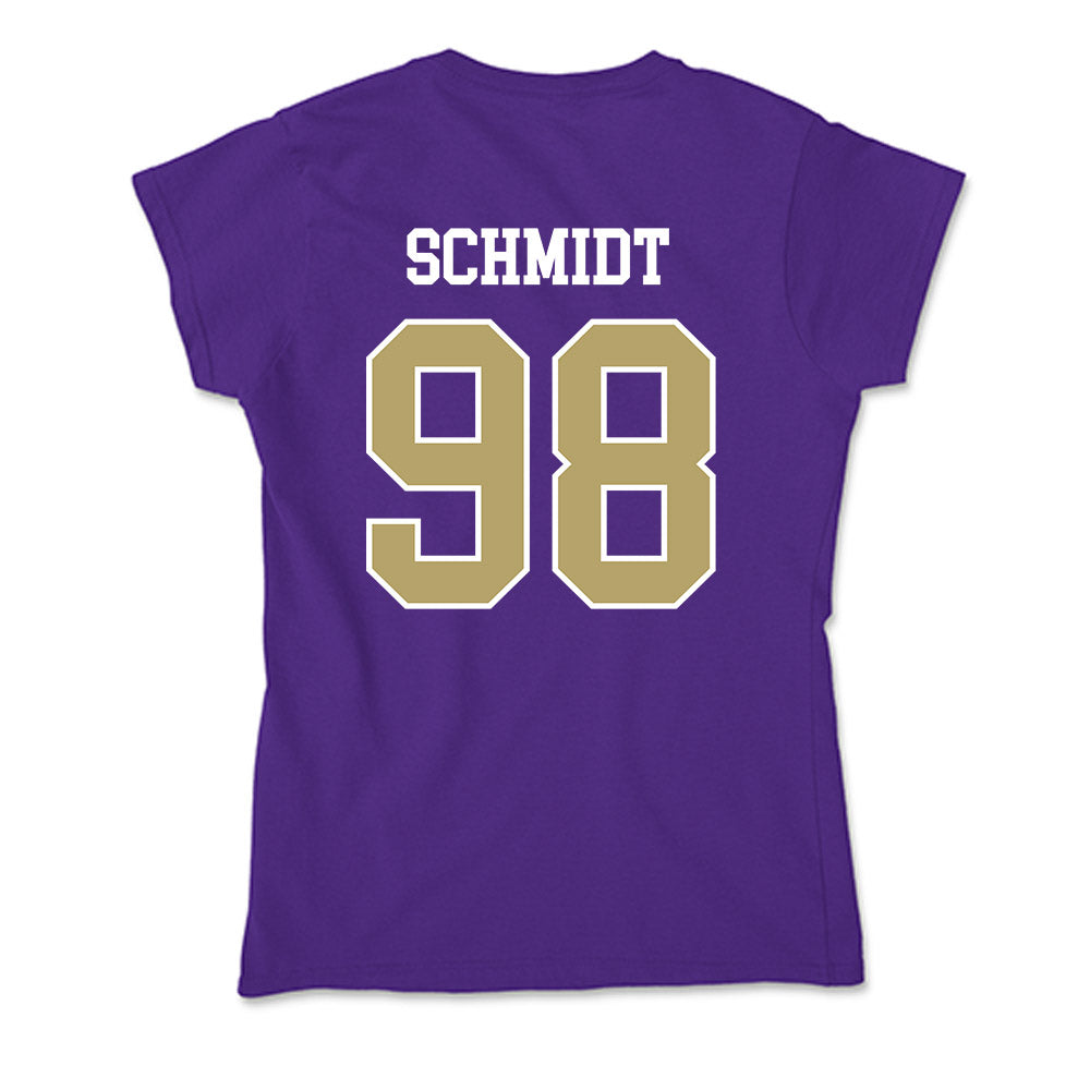 JMU - NCAA Football : Turner Schmidt - Soft Style Women’s T-Shirt-1