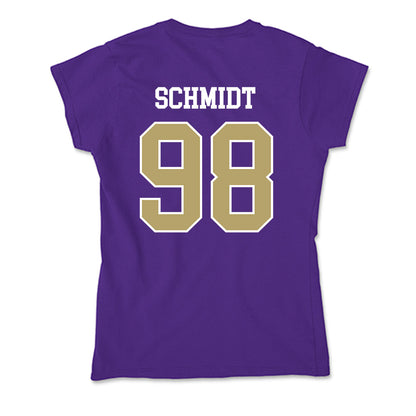 JMU - NCAA Football : Turner Schmidt - Soft Style Women’s T-Shirt-1