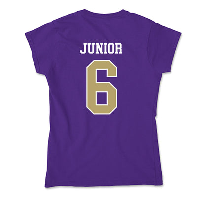 JMU - NCAA Men's Soccer : Florentino Junior - Soft Style Women’s T-Shirt-1