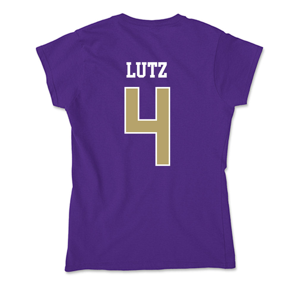 JMU - NCAA Baseball : Tyler Lutz - Soft Style Women’s T-Shirt-1