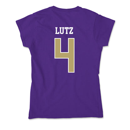 JMU - NCAA Baseball : Tyler Lutz - Soft Style Women’s T-Shirt-1