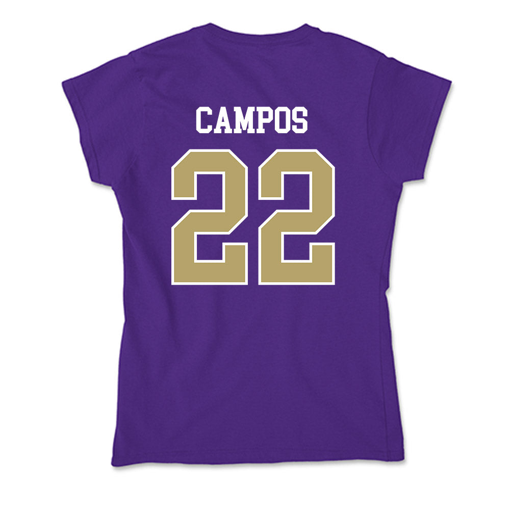 JMU - NCAA Baseball : Trey Campos - Soft Style Women’s T-Shirt-1
