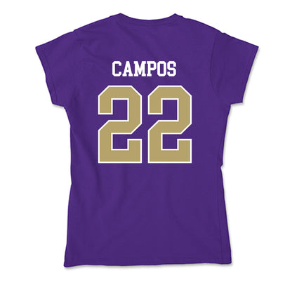 JMU - NCAA Baseball : Trey Campos - Soft Style Women’s T-Shirt-1