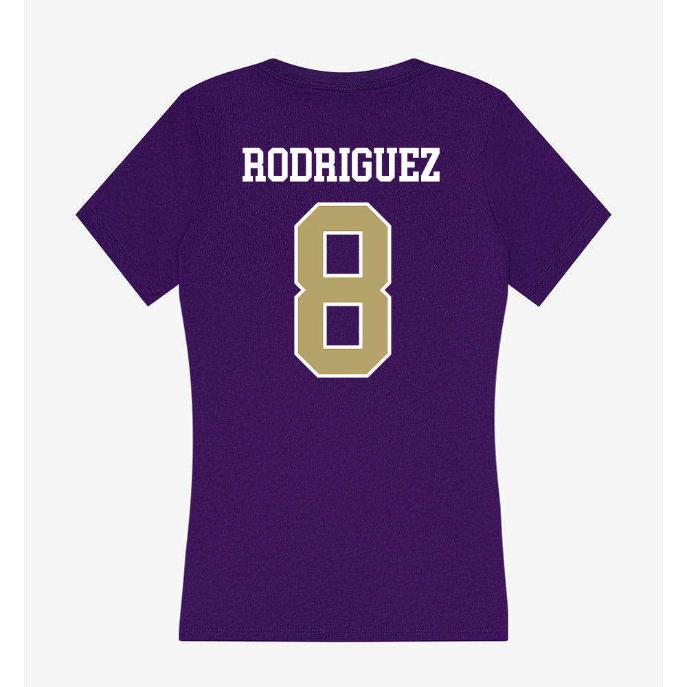 JMU - NCAA Men's Soccer : Zemi Rodriguez - Women's V-Neck T-Shirt-1