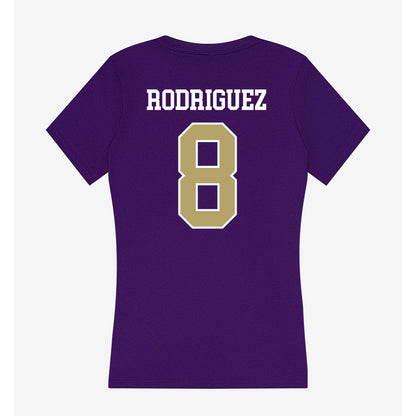 JMU - NCAA Men's Soccer : Zemi Rodriguez - Women's V-Neck T-Shirt-1