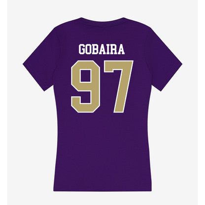 JMU - NCAA Football : Aiden Gobaira - Women's V-Neck T-Shirt-1