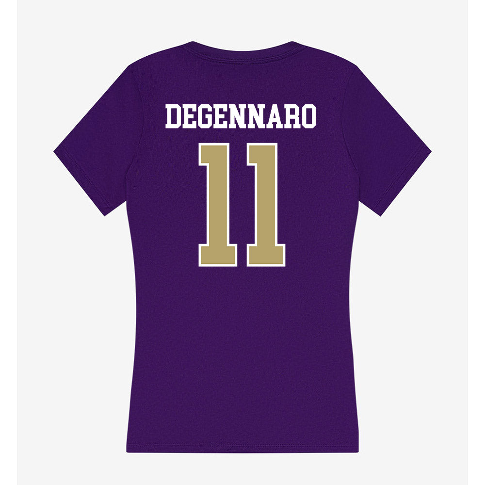 JMU - NCAA Football : Nick DeGennaro - Women's V-Neck T-Shirt-1