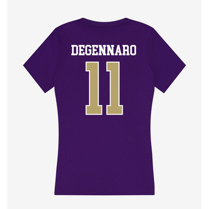 JMU - NCAA Football : Nick DeGennaro - Women's V-Neck T-Shirt-1