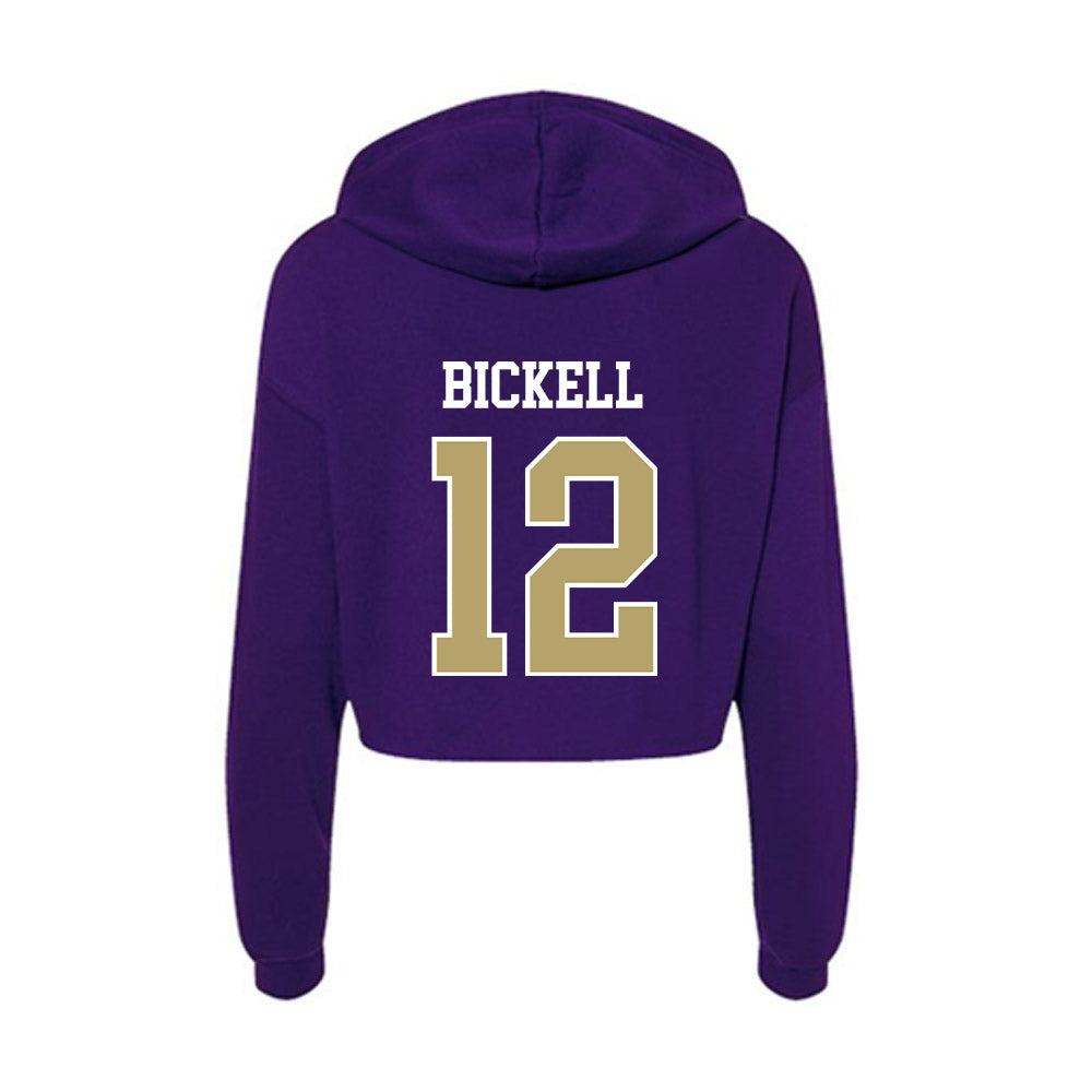 JMU - NCAA Women's Lacrosse : Avery Bickell - Women's Crop Fleece Hoodie-1