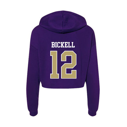 JMU - NCAA Women's Lacrosse : Avery Bickell - Women's Crop Fleece Hoodie-1