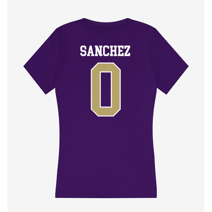JMU - NCAA Football : Jaylan Sanchez - Women's V-Neck T-Shirt-1