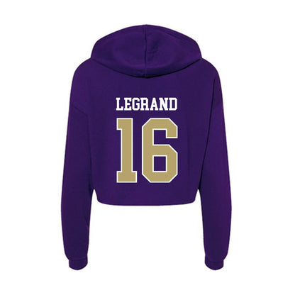 JMU - NCAA Softball : Emily LeGrand - Women's Crop Fleece Hoodie-1
