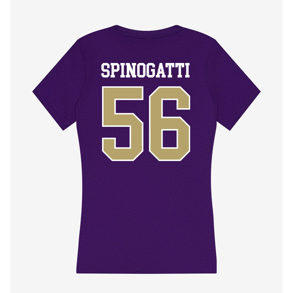 JMU - NCAA Football : Drew Spinogatti - Women's V-Neck T-Shirt-1