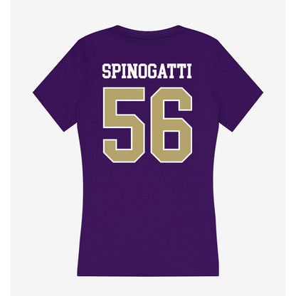 JMU - NCAA Football : Drew Spinogatti - Women's V-Neck T-Shirt-1