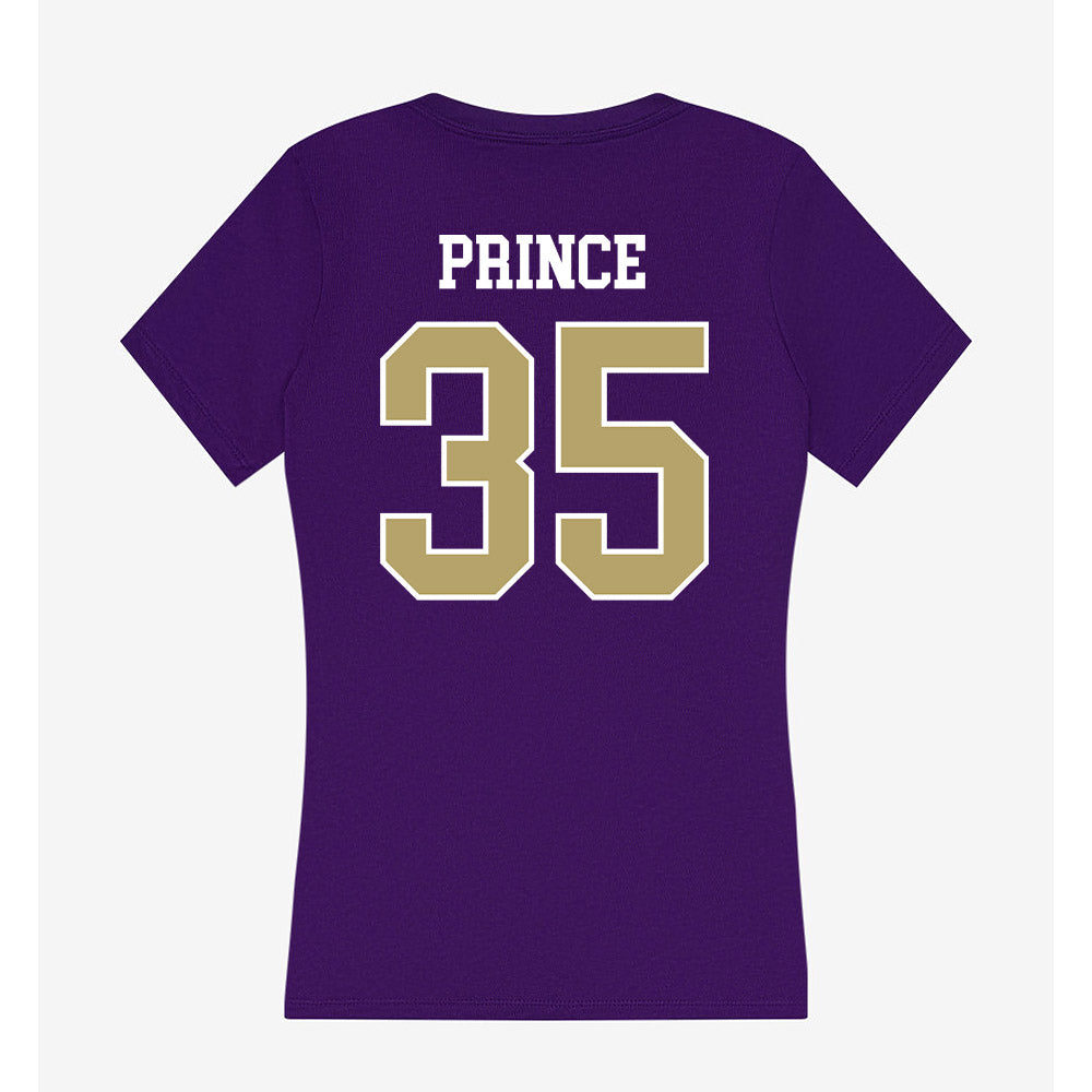 JMU - NCAA Football : Joshua Prince - Women's V-Neck T-Shirt-1