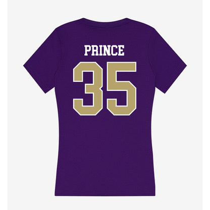 JMU - NCAA Football : Joshua Prince - Women's V-Neck T-Shirt-1