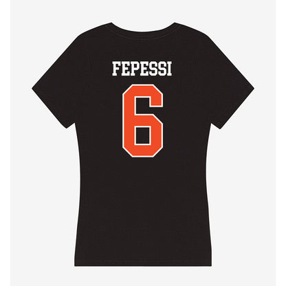 Campbell - NCAA Women's Soccer : Zahra Fepessi - Women's V-Neck T-Shirt-1