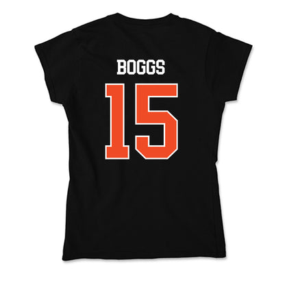 Campbell - NCAA Men's Basketball : Justin Boggs - Soft Style Women’s T-Shirt-1