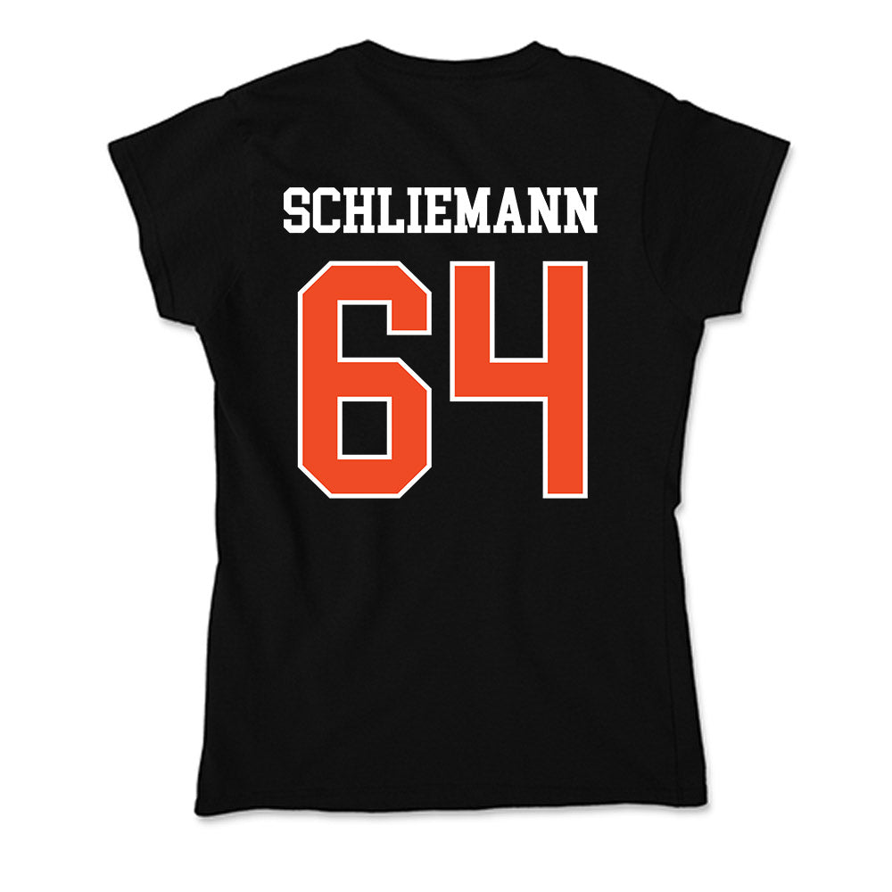 Campbell - NCAA Football : Christian Schliemann - Soft Style Women’s T-Shirt-1