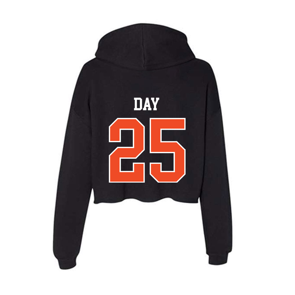 Campbell - NCAA Softball : Janel Day - Women's Crop Fleece Hoodie-1