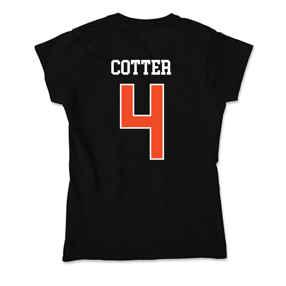 Campbell - NCAA Women's Basketball : Taylor Cotter - Soft Style Women’s T-Shirt-1