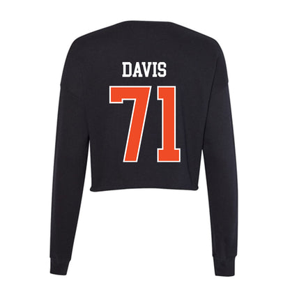 Campbell - NCAA Softball : Devin Davis - Women's Cropped Crew Fleece-1