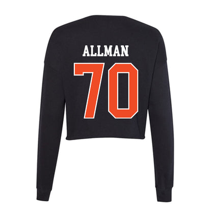 Campbell - NCAA Football : Ashton Allman - Women's Cropped Crew Fleece-1