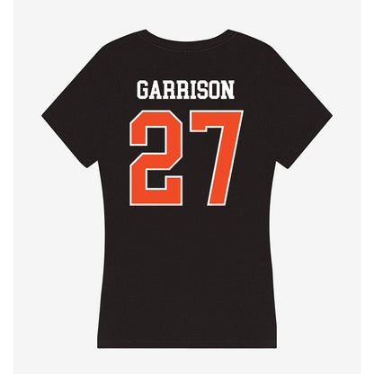 Campbell - NCAA Women's Soccer : Gillian Garrison - Women's V-Neck T-Shirt-1