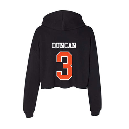 Campbell - NCAA Women's Lacrosse : McKenna Duncan - Women's Crop Fleece Hoodie-1