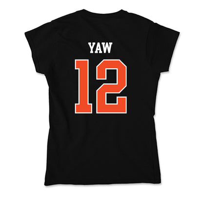 Campbell - NCAA Men's Basketball : Israel Yaw - Soft Style Women’s T-Shirt-1