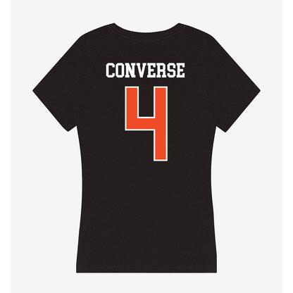 Campbell - NCAA Women's Volleyball : Madelyn Converse - Women's V-Neck T-Shirt-1