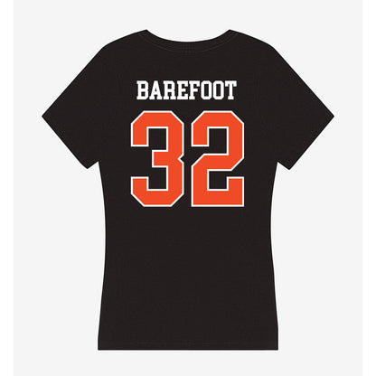 Campbell - NCAA Football : Vince Barefoot - Women's V-Neck T-Shirt-1