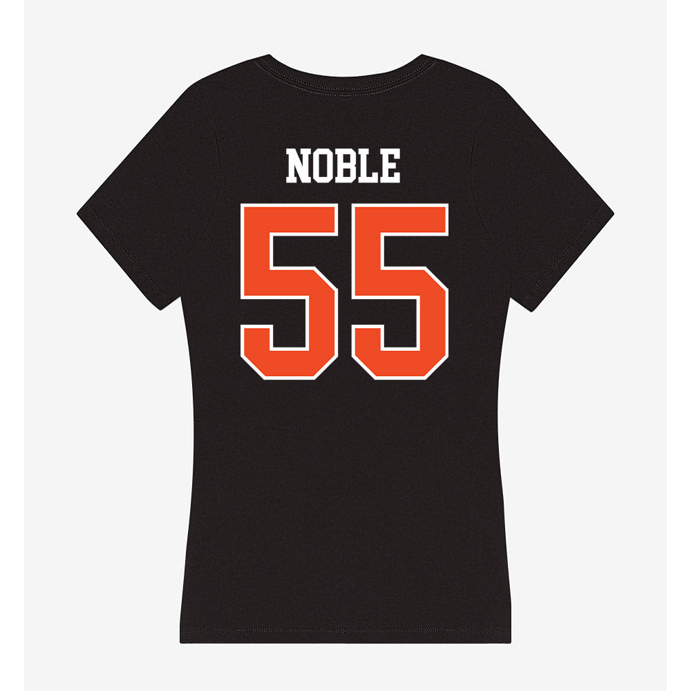 Campbell - NCAA Football : Joshua Noble - Women's V-Neck T-Shirt-1