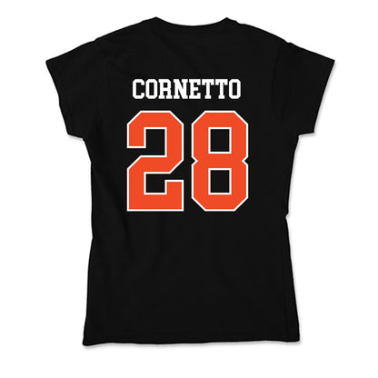 Campbell - NCAA Softball : Hannah Cornetto - Soft Style Women’s T-Shirt-1