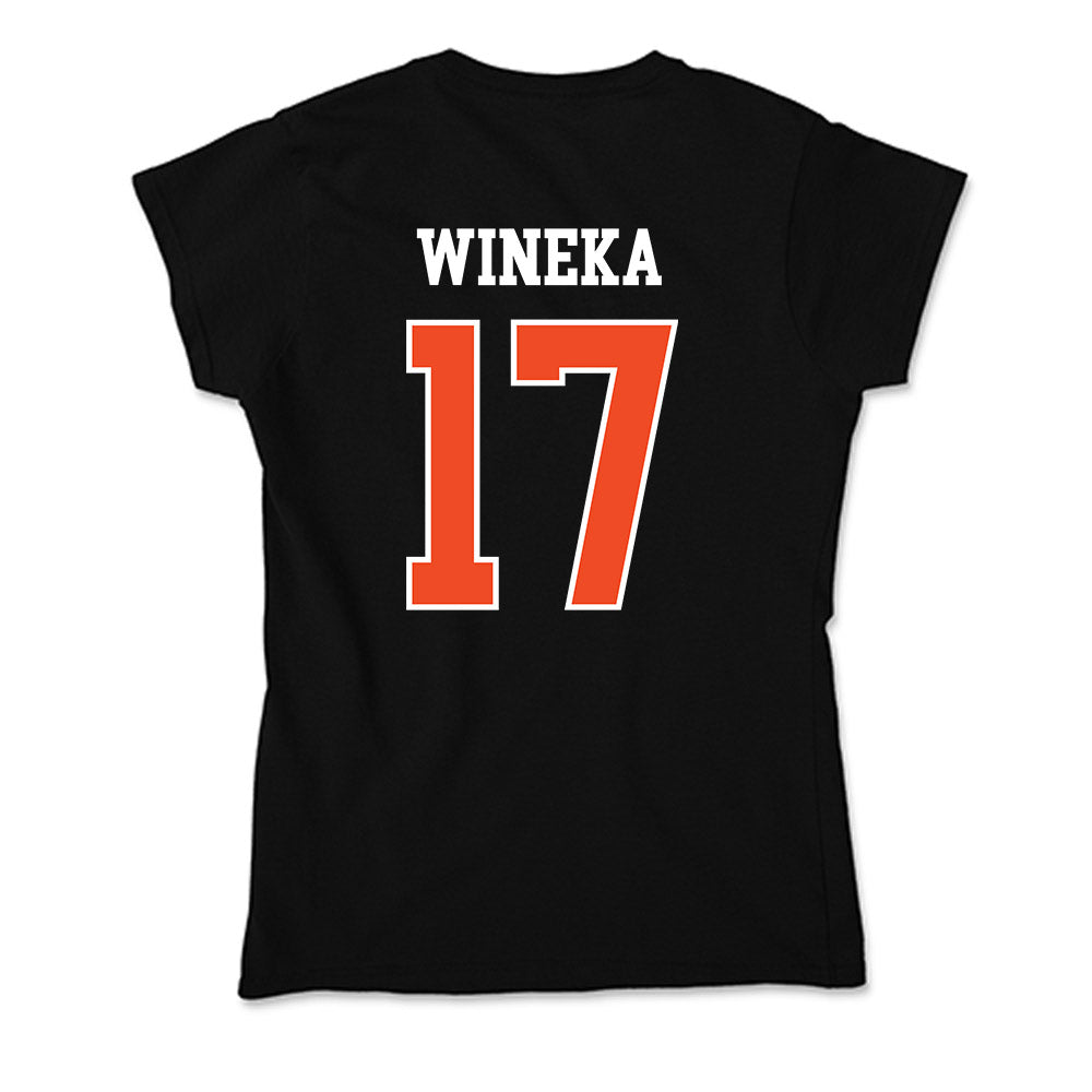 Campbell - NCAA Women's Soccer : Ella Wineka - Soft Style Women’s T-Shirt-1