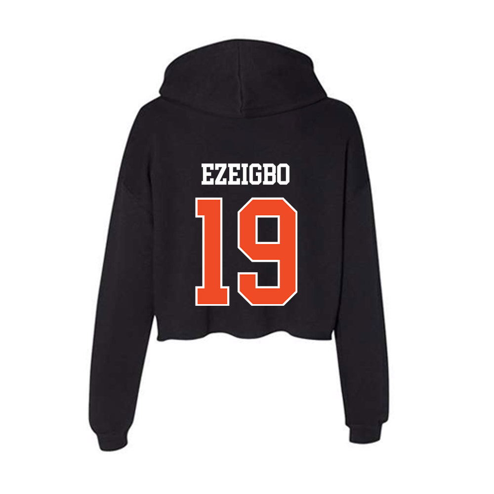 Campbell - NCAA Football : Chinua Ezeigbo - Women's Crop Fleece Hoodie-1