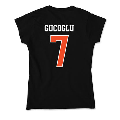 Campbell - NCAA Men's Basketball : Efe Gucoglu - Soft Style Women’s T-Shirt-1